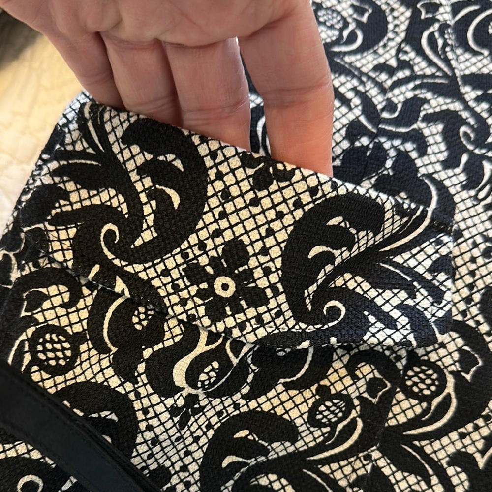 Talbots Black and White‎ Paisley Blazer - Picture 5 of 9